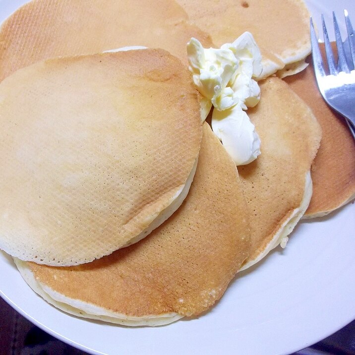 ヨーグルトと豆乳のふわふわしっとりパンケーキ